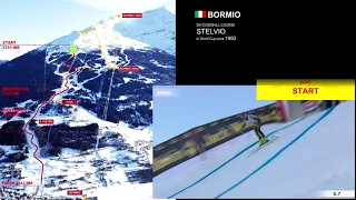 DH Course Bormio Stelvio