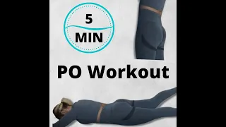 5 Minuten Po Workout für Zuhause - Kurz und Intensiv