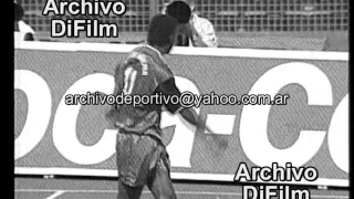 Futbol Gol de Adolfo Tren Valencia Bayer Munich Alemania - DiFilm 1993