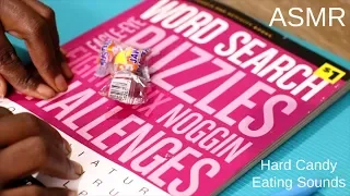 Eating Sounds Word Search ASMR Jaw Breaker Hard Candy