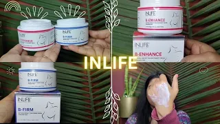 INLIFE  B- FIRM/B- ENHANCE Cream , How to use Breast Tightening and Enhance cream #inlife #freegift