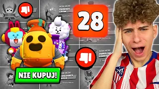 UWAGA⛔️NIGDY NIE KUPUJ TYCH *28 NAJGORSZYCH SKINÓW* w CAŁYM BRAWL STARS...🤮