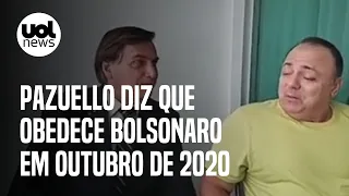 Pazuello diz "um manda, outro obedece" em vídeo com Bolsonaro de outubro de 2020