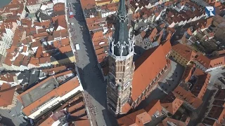Höchster Backsteinkirchturm der Welt - Sankt Martin in Landshut