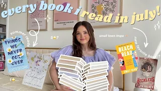 let’s talk about all the books i read in july! 📖☀️🪴