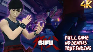 【4K】SIFU - Full Game / No Deaths / True Ending (NG / Female MC)