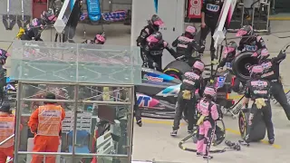 Alpine pit crew got hit during Gasly's pitstop at Shanghai GP 2024