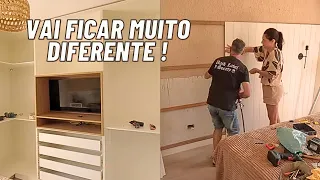 TRANSFORMANDO MEU QUARTO PEQUENO ARMÁRIO PLANEJADO PRONTO COMO FICOU LINDO!