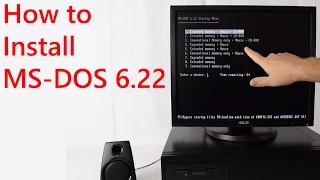 How to install MS DOS 6.22