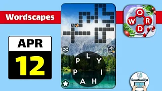 Wordscapes April 12 2021 Daily Puzzle Walkthrough