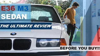 1998 E36 M3 Sedan Review // Maintenance, First Mods, A Good Daily?
