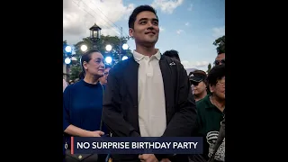On his birthday, Vico Sotto tells staff: No surprise party, please