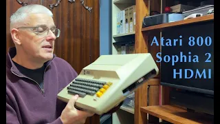 Atari 800 HDMI with Sophia 2!