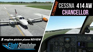 MSFS2020 • Cessna 414 AW • by Flysimware • обзор самолёта • $$$ payware plane review • L2P