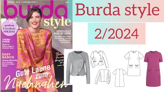 Burda style 2/2024 .  Full preview and complete line drawings 👌🏼