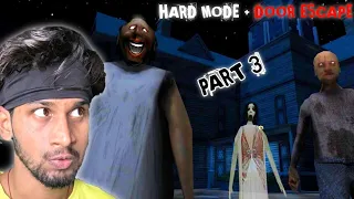 [ HARD MODE + DOOR ESCAPE + WITH SLENDRINA ] | GRANNY 3 FULL GAMEPLAY | PART 3