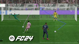 FC 24 | PSG Vs Inter Miami | final Penalty Shootout | Messi Vs Mbappé | PS5