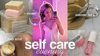 SELF CARE EVENING🤍 | вечер ухода и заботы о себе: beauty покупки, душ, уход за телом и лицом