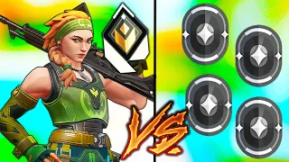 Valorant: 1 Radiant SKYE GOD vs 4 Iron Players! - Who Wins?