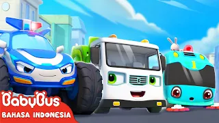 Siapa yang Membuang Sampah ?🍌 | Mobil Polisi | Penyapu Jalan,Truk Sampah | BabyBus Bahasa Indonesia