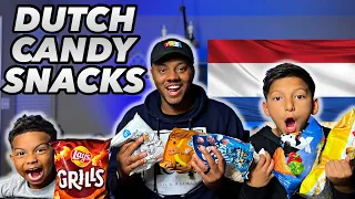 AMERICANS TRY CANDY & SNACKS FROM THE NETHERLANDS