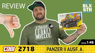 Panzer blöd - Set gut! Panzer II Ausf. A 💥 1:48 💥 COBI-2718 ▶️ REVIEW