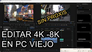 TUTORIAL EDITAR 4K 8K EN PC VIEJO o sin proxys