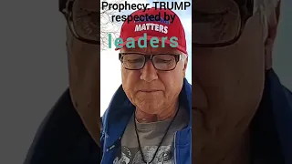 PROPHECY [TRUMP re-elected as a GODLY, loving, giving Diplomat]🎺#trump #propheticword #shorts