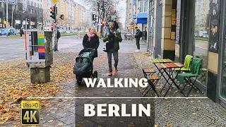 Berlin city tour. Walking Frankfurter Allee Berlin. Berlin-Friedrichshain. ASMR CITY BERLIN