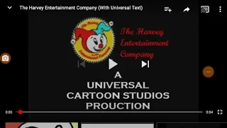 The Harvey Entertainment Company A Universal Cartoon Studios Production logo