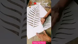 How to cut a paper | paper stencil | paper cutting | #stencil #papercut #stencilcutting #art #short