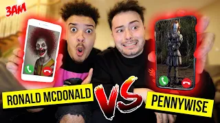 DO NOT FACETIME RONALD MCDONALD AND PENNYWISE AT THE SAME TIME! (THEY CAME TO MY HOUSE!)