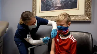Kids get COVID 19 vaccine