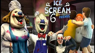 ICE SCREAM 6 Varsion 1.2.2 Normal Mode  Full Gameplay - Friends Charlie Horror Game