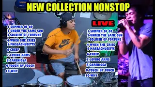 NEW NONSTOP SLOW ROCK 70'S 80'S 90'S LIVE DRUM COVER