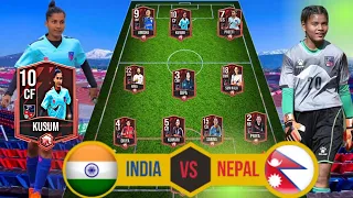 Nepal possible starting 11 vs india || saff u18 women's championship 2022
