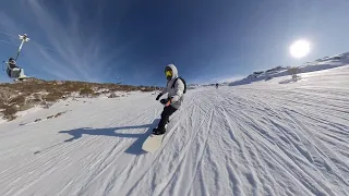 Snow Shred Series - Pretty Valley Run, Perisher NSW Australia #snowboarding