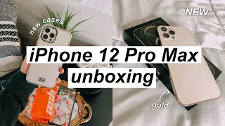 iPHONE 12 PRO MAX UNBOXING, REVIEW, & ACCESSORIES!!!