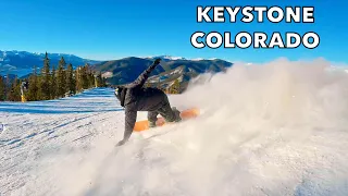 Colorado MADNESS Hot Laps At KEYSTONE | Snowboarding GNAR V TOUR 2023!