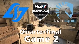 [Full Match] Counter Logic Gaming vs Liquid MLG Columbus 2016 Quarterfinal Game 2 - CS-GO Channel