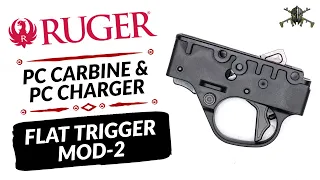 M*CARBO Ruger PC Carbine AND PC Charger Flat Trigger Upgrade! How To Install