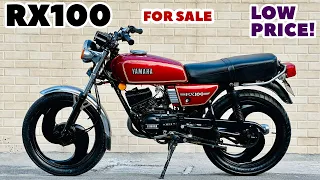 Yamaha rx100 for sale Ghat Rate ! | Modification Bomb Cherry | Gill Brand