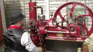 Ruston Hornsby Gas (oil) Engine startup