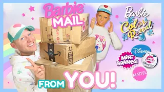 Barbie Doll Mail From You! ♡ (Color reveal, 90s Barbies, Y2K Barbies, Miniatures and more!)