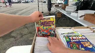 SUBMITTING KEY COMIC BOOKS TO CGC !!! FOUND COMIC BOOKS & VINTAGE STAR WARS TOYS AT THE FLEA MARKET!