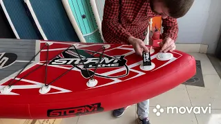 Распаковка SUP доски Stormline Premium 11 6 light 2021г