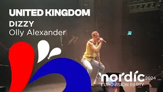 🇬🇧 Olly Alexander - Dizzy (United Kingdom 2024) I Live at Nordic Eurovision Party 2024