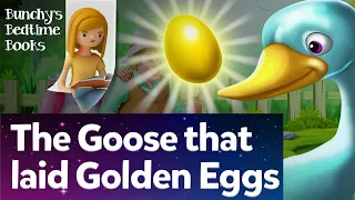 The Goose that Laid Golden Eggs | Aesop's Fables, Classic Bedtime Sleep Story for Kids #ShortStory