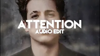 Charlie Puth - Attention ( Edit Audio )