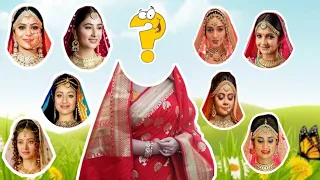 yeh rishta kya kehlata hai 🧐 serial actress wrong head puzzles in bridal  look | Gopi Bahu | Puzzle